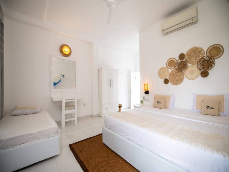 Private double / twin ensuite room at The Surfer Beach Camp, Weligama, Sri Lanka – photo 1
